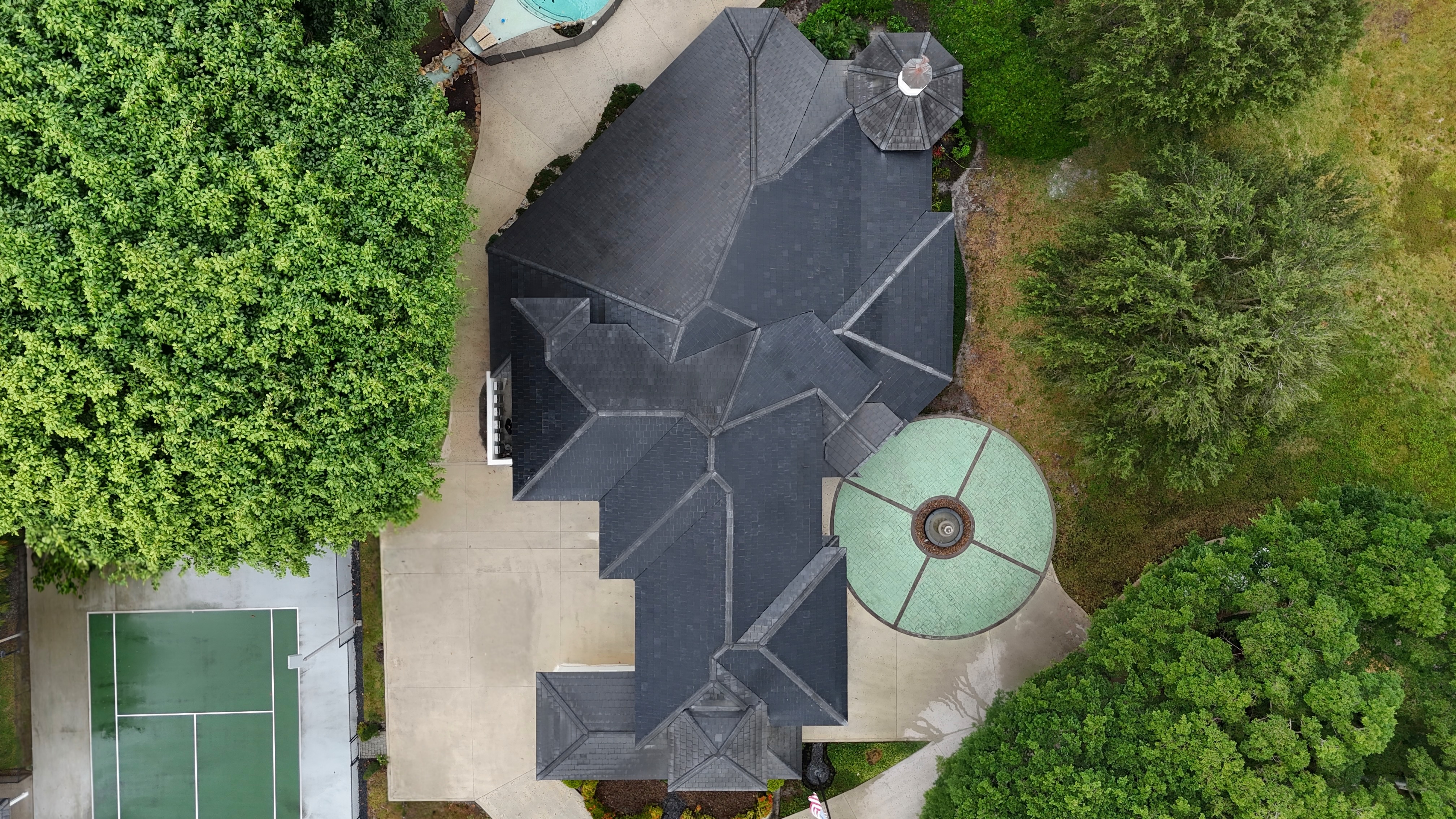 Florida waterfront estate overhead 4